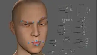 DAZ to MAYA Facial Rig interface test