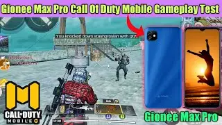 Gionee Max Pro Call Of Duty Mobile Gameplay Test || Glister Gaming