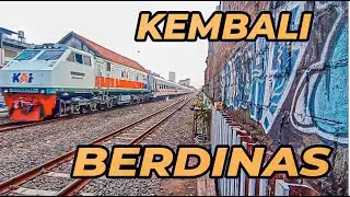 Hunting Perdana KA Pasundan 2021 di Stasiun Wonokromo