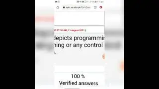 CS504 QUIZ 2 SOLUTION 2021|100% VERIFIED ANSWERS|VU KNOWLEDGE