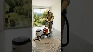 Epoxy Floor Transformation with Stones So Satisfy #EpoxyFloor #Satisfying