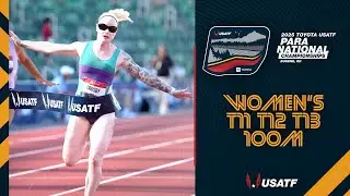 Women's 100m T11, T12, & T13 Classes at the 2025 Toyota USATF Para National Championships