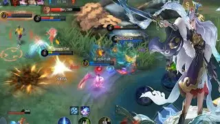 THIS VALIR IT'S SO ANNOYING- TOP GLOBAL ODETTE MELTING THE ENEMY - MOBILE LEGENDS