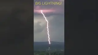 BIG-TIME LIGHTNING last night across Upstate South Carolina via DRONE