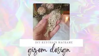 Macrame Keychain Pattern VIDEO Tutorial (Keychain 4)