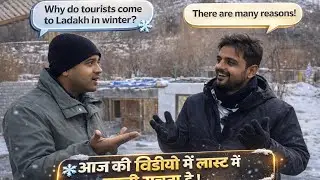 Tourist in Ladakh in winter Music: Chill Vibes Journey Musician: VN VideoEditor