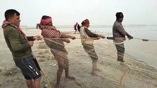 Ganga nadi me jaal ko dalkar badi machliyon ka sikar kaise kiya jata hai  #dailyfishingvlog2 #video 