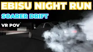 Ebisu North Night Drift &mdash; Lexus SC300 | VR POV
