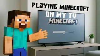 Playing Minecraft On My Tv With Keyboard And Mouse (മലയാളം)