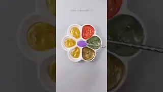 Gold vs Colors #asmr #colormixing #kids #fun