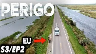ÚNICA VIA PAVIMENTADA PARA se CHEGAR em CHUÍ EXTREMO SUL do BRASIL ESTAÇÃO ECOLÓGICA do TAIM S3/EP2