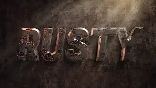 Rust Effect Title Animation