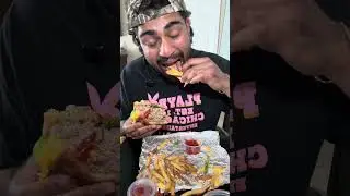 Five Guys Mukbang! 🍔 No Talking 🤫 #shorts
