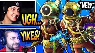 STREAMERS REACT TO *NEW* DEEP SEA DESTROYER & DOMINATOR SKINS!