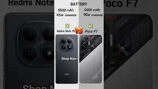 Redmi Note 15 Vs Poco F7