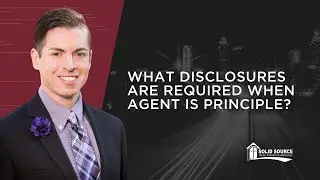 What Disclosures are Required When Agent is Principle? | Broker Connect