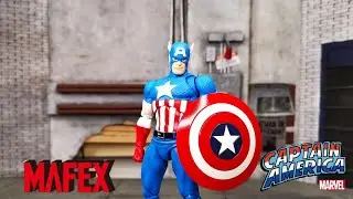 MAFEX Captain America Comic Ver 1/12 action figure Unboxing & REVIEW #mafex #marvel #captainamerica
