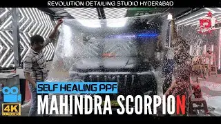 MAHINDRA SCORPION PPF | PAINT PROTECTION FILM | REVOLUTION DETAILING STUDIO HYDERABAD |