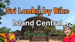 Travelling by bicycle in Sri Lanka.
