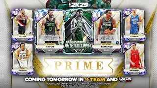 NEW PRIME PACK DROP IN NBA2K25 MYTEAM..... INVINCIBLE GIANNIS AND DARK MATTER MICHAEL BEASLEY