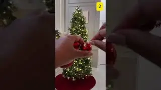 Christmas Hacks 116--How to fix Christmas balls on a Christmas tree?#christmas  #decor #xmas