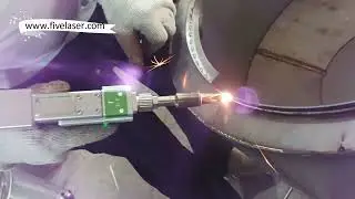 Laser welding machine for stainless steel vibrating disk