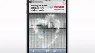 BOSCH Kitchens Expandable Mobile Rich Media Ad Unit