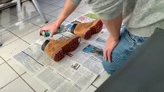 How to make suede leather boots WATERPROOF & Test - TIMBERLAND PREMIUM Boots