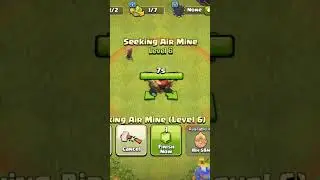 Upgrade Level 7 in Seeking Air Mine / COC / #clashofclans #trending #supercell