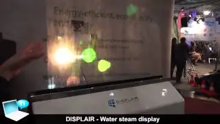 DISPLAIR Water steam display