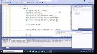 C# Case y Ciclo do While en un Menu de Operaciones Basicas