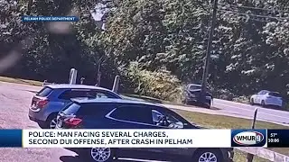 Police: Man facing several charges, second DUI offense, after crash in Pelham