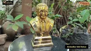 Kalarambh Brass Ambedkar Idol Statue for Home Office Table Decor Handicraft Showpiece