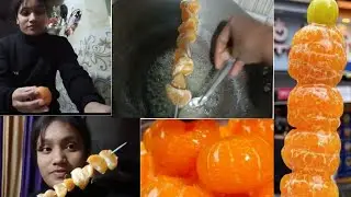 Finally  my Korean fruit candy is made!🍬Fruit-coated candies🍭 | sugar-coated candies | Tanghulu
