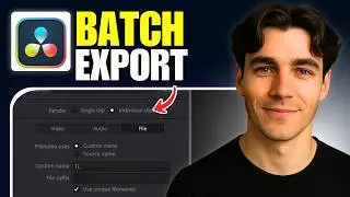 How To Batch Export Individual Clips In DaVinci Resolve (Tutorial 2026)