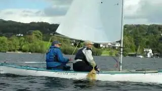 Open Canoe Sailing Group on Windermere