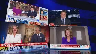 TV News Anchors Pull All-Nighter During Election Broadcast
