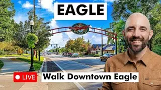 LIVE: Downtown Eagle, Idaho Walking Tour (2026)