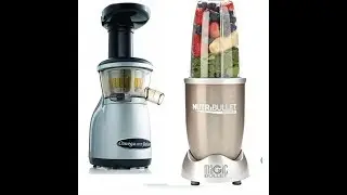 Блендер Magic Bullet Nutri Bullet 900 Series против соковыжималки Omega Vert 350