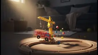 HABA Kullerb&uuml; City Disaster: Fire Truck vs Crane Mega Crash! Satisfying Kinetic ASMR Run