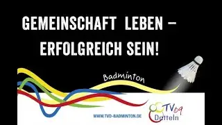 LIVE Badminton - TV Datteln 5 vs. BVH Dorsten 1 - Bezirksliga N1 NRW