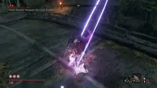 Sekiro - Lone Shadow Masaomi  The Crow Feather Boss Fight | LMTSR Mod