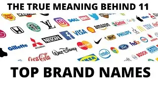 The True Meaning behind 10 top Brand Names