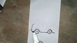 Basic drawing tutorial step by step Cute cute and easy drawing car 🚗 for kids 