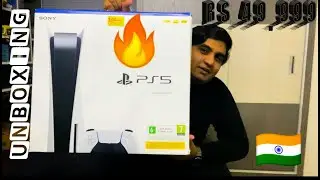 PS5 UNBOXING INDIAN UNIT AND SETUP + FACE REVEAL!!🥳🤩