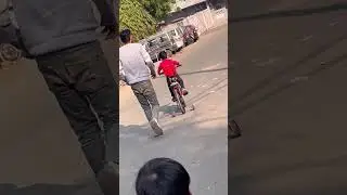 cycling ☠️ #cycling #skills #learning #newbicycle #playtime #abbas