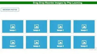 Drag and Drop Reorder images using jquery,Ajax php with mysql || jquery disable button