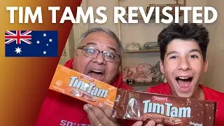 Americans Try Tim Tams Again! | 🇦🇺 Arnott&rsquo;s Tim Tams | Snack Review