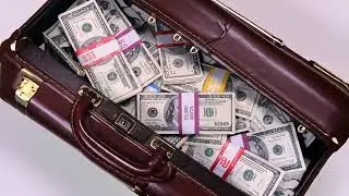 Money / Cash Suitcase Transition Overlay Effect (High Quality) Green Screen Overlay