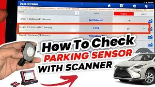 How To Diagnose a Parking Sensor With Scanner || just follow 2 steps